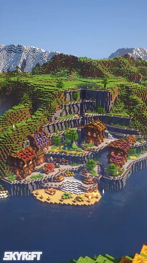 Minecraft Mountain Lake Village Timelapse | Music: Only The Brave by Joshua Spacht | Community Builders: Abwasserrohr & Guzzlegends#minecraft #timelapse #mc #gaming #minecraftbuilds #minecraftideas #minecraftbuilding #minecrafttutorial #minecrafter #minecraftanimation