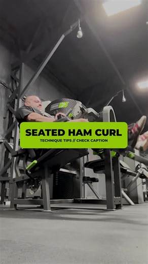 Dr. Mike Israetel | SEATED HAMSTRING CURL TIPS ⏬⁠ ⁠ 1.) Get as tight and secure in the seat as possible with the thigh pad as tight as possible with some... | Instagram