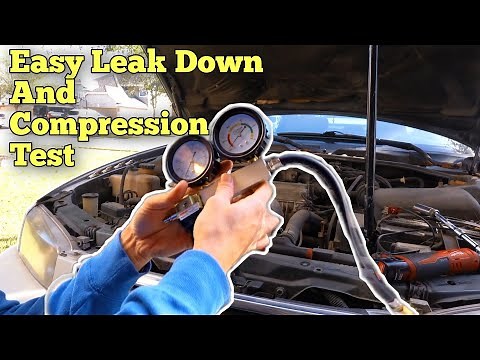 Leak Down & Compression Test Easiest Explanation and Instructions / Bad Head Gasket / Toyota Camry