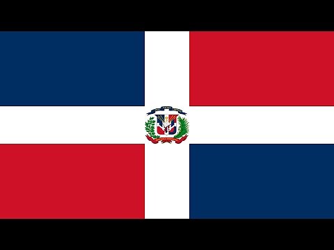 Evolución de la Bandera de República Dominicana - Evolution of the Flag of Dominican Republic