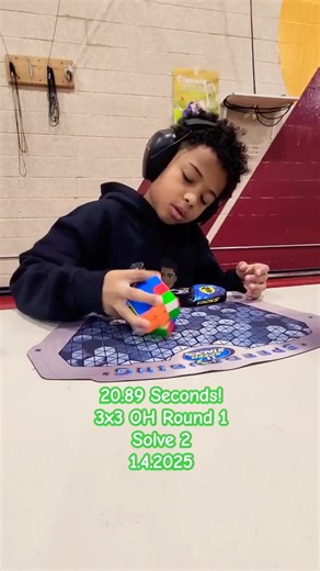 89 Seconds! BHB '25 - 3x3 OH R1, S2 #cube #wow #fun #fast #foryou #play #puzzle #cool #share #watch #fyp #shorts #speed | Truo Cubing | Facebook