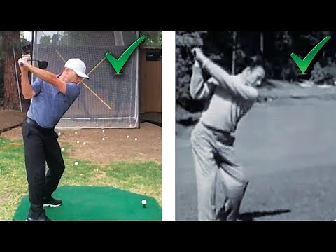 Ben Hogan's Secret Driver Swing Drill! Yes You Can Swing Like Hogan!