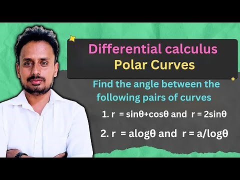 Angle Between two Polar Curves ( Examples 1) - Polar Curves | Engineering Mathematics