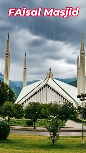 “Faisal Masjid Islamabad | Stunning Drone View & Peaceful Moments at Pakistan’s Iconic Mosque”