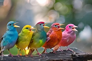 Singing Hamsters, Disco of 80s, Concert of 90s, Karaoke with Rodents, Hamster Disco, Funny Mice Singer, Abstract Generative AI Illustration