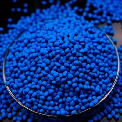 Blue Masterbatch High Density Color for PP PE HDPE LDPE Blown Cast Film EPE Foam Bubble Wrap Production Making