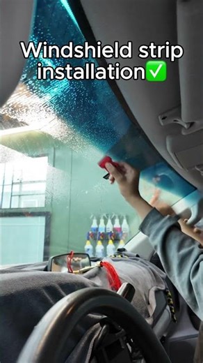 Windshield Strip installation✅