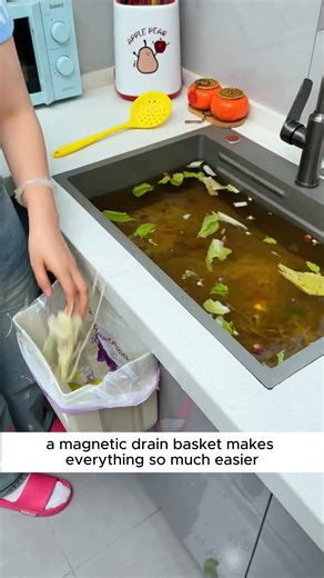 Food scraps, tea leaves, and tiny debris kept slipping into the sink and clogging the filter. The water drained slowly, and I had to scoop everything out by hand—dirty and unsanitary. Ever since I bought the magnetic drain filter, every problem has been solved instantly. 👉 Fast filtering 👉 Smooth drainage 👉 No more debris floating around When cleaning, just lift it up – twist – and everything falls out. Super clean and effortless. The compact design saves space and stays durable over time. 🌟