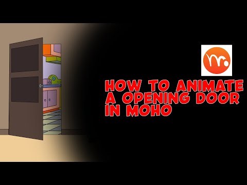How To Animate A Door Opening In Moho