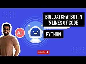 AI ChatBot in 5 lines Python Code