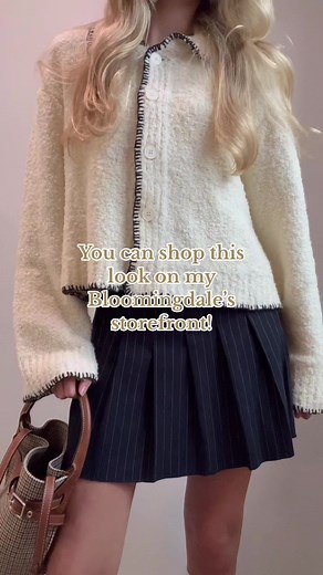 Styling a cute & cozy fall outfit from @Bloomingdales 🤎 Use code SAVEMORE to get 15%-20% off a large selection of Bloomingdale’s items from 10/13-10/25 with their loyalist program! #bloomingdalespartner #bloomingdales