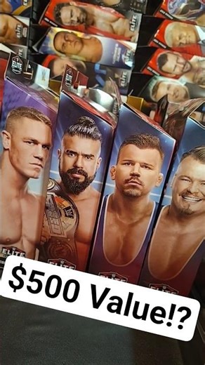 $500 WORTH OF NEW WWE ACTION FIGURES