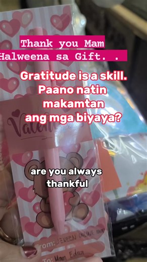 #valentinesgift #thankyou Halweena Butal Cruda | Edna Balacuit Rosales