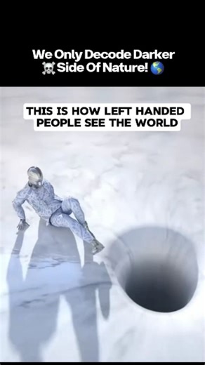 Decoding Worlds – Nature’s Darkest Secrets on Instagram: "🧠 THIS Is How Left-Handed People See the World 😨🌍 Nothing looks wrong at first. But the way the brain processes reality… is different. Left-handed people use their brains in a unique way — altering perception, attention, and reaction. What feels normal to you may feel flipped, delayed, or intense to them. 👁️ Different Brain Wiring: Right hemisphere dominance changes how space is perceived 🔀 Reversed Orientation: Everyday tools, movem