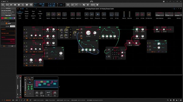 Bitwig Grid: Analog Dreams Synth! Very Lush!