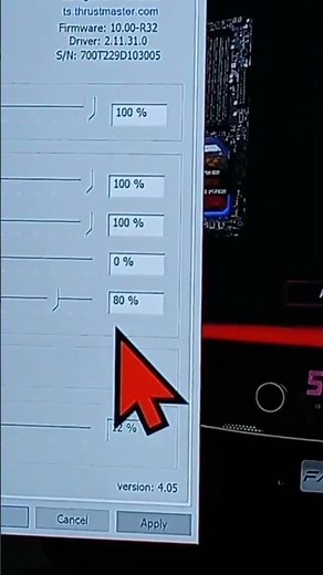 Thrustmaster TGT-II Strong Custom Force Feedback Setting