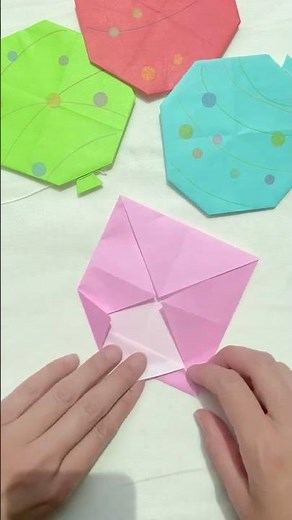 折り紙で簡単!!遊べるヨーヨー釣り【夏祭りごっこ】【保育製作】