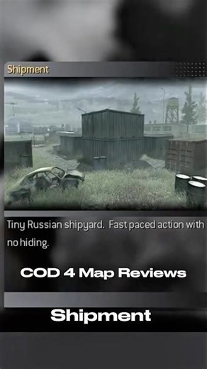 COD 4 Map Reviews Shipment #callofduty #cod4 #gaming #cod #callofdutyvideos