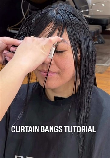 Easy Curtain Bangs Tutorial for a Trendy Look