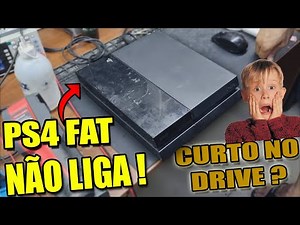 PS4 FAT CHEGOU NA ASSISTÊNCIA CHIO DE PROBLEMAS ATE O DRIVE ESTAVA RUIM E O TÉCNICO QUASE JOGOU FOR.