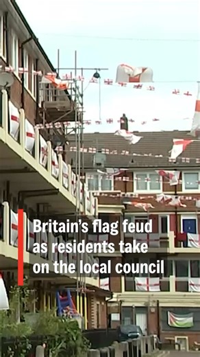 207K views · 10K reactions | Council workers in Tower Hamlets, east London, were met by furious residents as they removed England flags from lamp posts. Birmingham City Council also faced criticism last week after announcing it would remove hundreds of flags “for safety reasons”. Critics said Palestine flags were left to fly in Birmingham and east London for months without being challenged. | The i paper | Facebook
