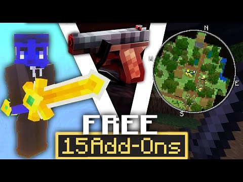 15 New FREE Addons Minecraft (Bedrock/MCPE) - December 2025