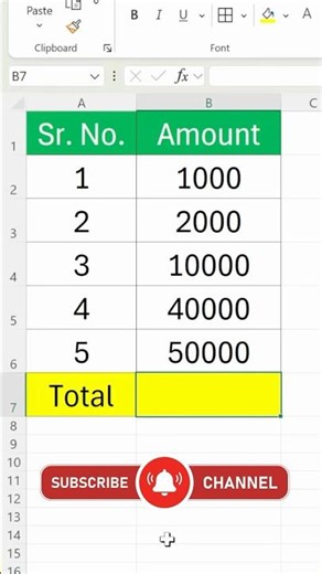 How to use SUM formula in Excel | Excel Tips & Tricks #excelbeginners #exceltraining #exceltutorial