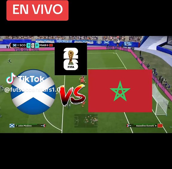 escocia vs marruecos en vivo hoy #escocia #marruecos #envivo #mundial2026