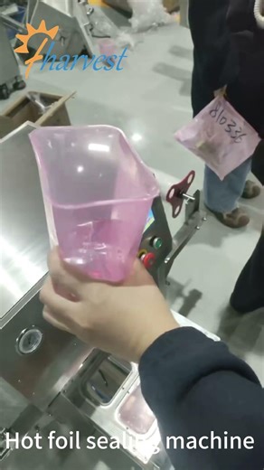 Hot Foil Sealing Machine for Container , plastic Cup Sealer Machine , Cup heat sealing machine