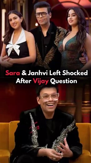 Sara & Janhvi Left Shocked After Vijay Deverakonda Question😱#saraalikhan #janhvikapoor #hindi