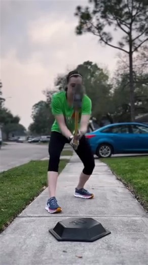 Haxe on Instagram: "Our Slam Pad turns raw force into an intense workout by pushing your cardio limits, engaging every major muscle group, and building full-body endurance that lasts. You don’t need complicated machines to see real progress. You need a target built to take everything you can throw at it, and that’s exactly what HAXE is made for. Are you up for the challenge? #ShowUsYourSwing #HAXEFitness"