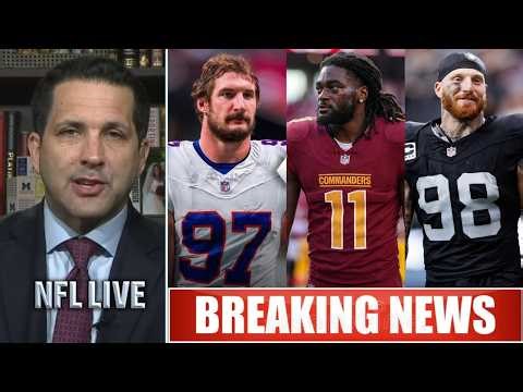 FULL NFL LIVE | Joey Bosa to Lions, Brian Aiyuk to Commanders & Maxx Crosby to Dallas- Adam Schefter