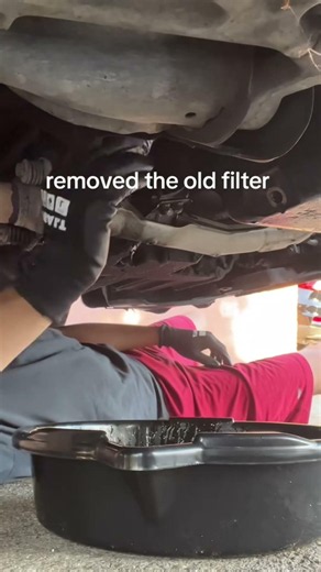 First oil change, The last owner neglected it so who knows how long it's been since it's last change