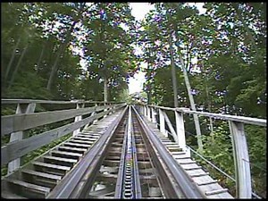 Boulder Dash Wooden Roller Coaster POV Lake Compounce
