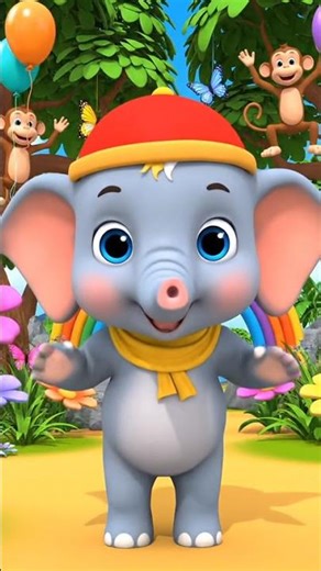 Dancing Elephant 🐘💃 | Fun Cartoon Dance for Kids | Baby Songs & Rhymes