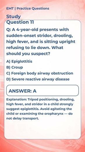 EMT Practice Test Question | Can You Pass? | NREMT 2026