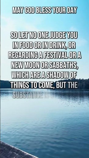 🌅 Bible Verse Of The Day: Colossians 2:16-17 Christ—The True Substance