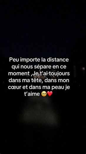 Je t’aime malgré la distance — message d’amour à distance