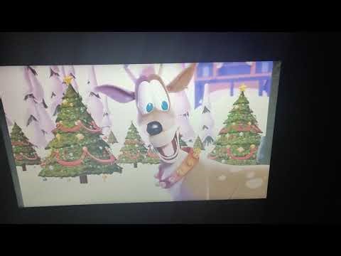 Mickey's twice a upon Christmas Pluto join the reindeers on the flying training