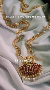 1.6K views · 76 reactions | Pearl with Ruby pendant designs###Price:...