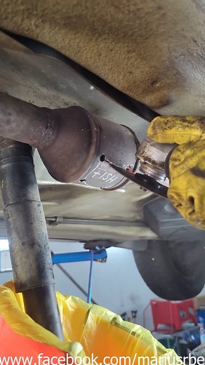 Getting the FISH! #mechanic #tools #repair #exhaust | Marius RBE