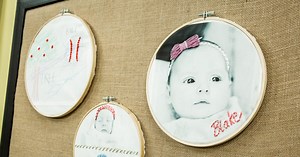 DIY Embroidery Hoop Art