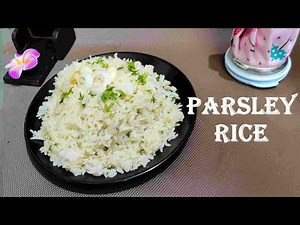 Parsley Rice Recipe| Italian Rice |Italian Rice with Herbs |Herb's Rice | Italian Parsley Herb Rice