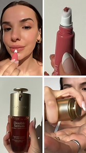 Upgrade your skincare routine with Clarins Double Serum & Lip Perfector for radiant looking skin & hydrated lips. | Clarins