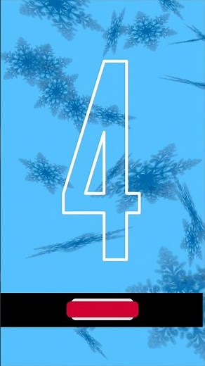 10 to 1 Countdown With Sound. #shorts #timer #countdown #snow #10second #winter