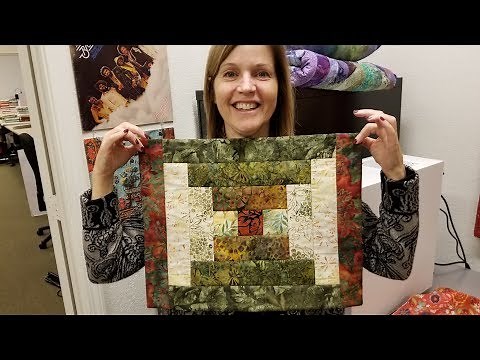 Placemats from a Jelly Roll | Courthouse Steps Pattern!