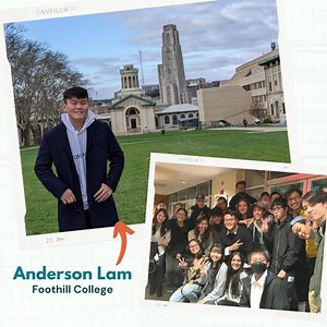 “Able to find my footing [during the pandemic], it struck me how many others were not as fortunate,” says Anderson Lam, an international student from Malaysia at Foothill College. “I began networking with other students, reaching out to them, and helping them connect with each other.” Looking back on the last two years, Anderson says, “I firmly believe that building a strong-knit community is what truly gets us through challenging times, and the smallest act of kindness can have a profound impac