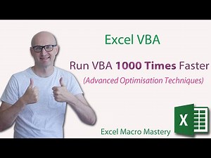 Make Your VBA Code Run 1000 Times Faster (Part 2)