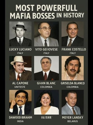The Most Powerful Mafia Bosses Ever 🕴️💰