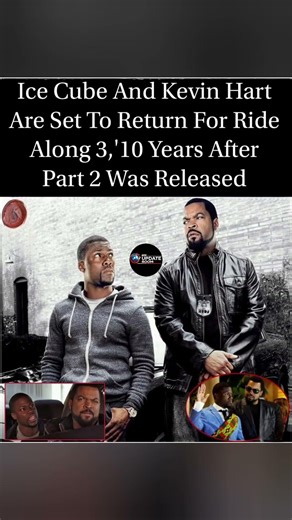 Ice Cube and Kevin Hart reunite again. #RideAlong3 #news #KevinHart #RideAlong10Years #ComedySequel